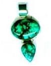 Turquoise Silver Pendant S2fp-017