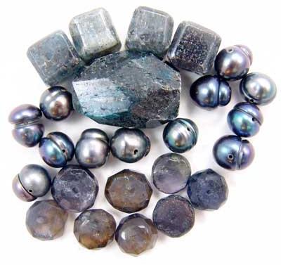 Iolite Pearl Beads