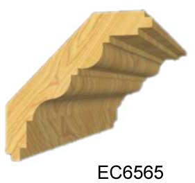 Wood Cornice Moulding (EC6565)