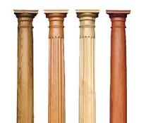 wooden column