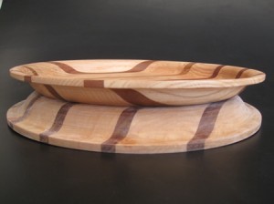 wooden dinner plate