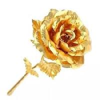24 Carat Gold Plated Natural Rose
