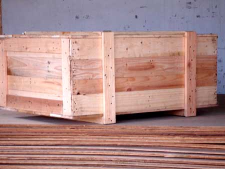 wooden boxes