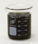 Beaker Borosilicate Glass Lab Zap 100 Ml Pack Of 12