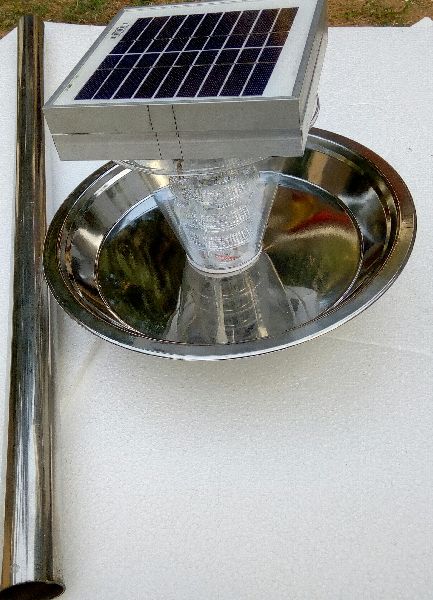 Stainless steel glass solar light trap, Size : 4ft