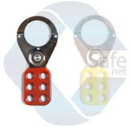 Steel Lockout Hasps, Color : Blue, Red, Yellow, Green