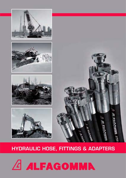 Hydraulic hose for heavy earth moving machinary