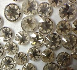 Single Cut Light Brown Diamonds