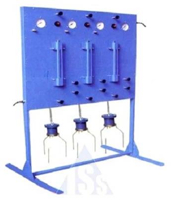 Metal Concrete Permeability Test Apparatus, for Industrial, Color : Metallic, Silver
