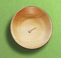 Round Bowl Shaped Areca Leaf Plates