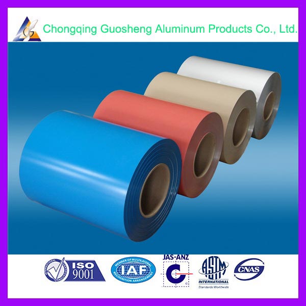 Mill Finish/embossed, Pe/pvdf Color Coated Aluminium Coils by Chongqing ...