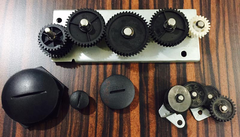 Alloy Steel Helical Gears, for Industrial Use, Color : Black, Blue