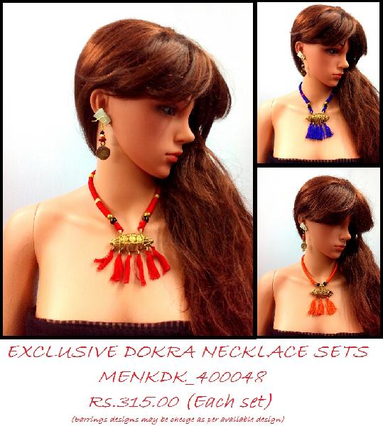 Dokra Tribal Necklace an accessory with the contemporary casual wear