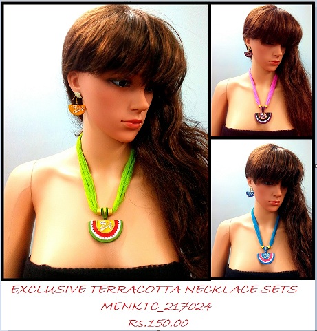 Terracotta Necklace A natural form of heritage Indian art jewelry