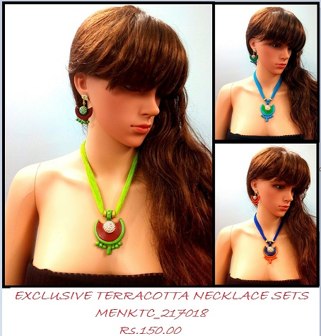Terracotta Necklace Glam up fresh Fashion