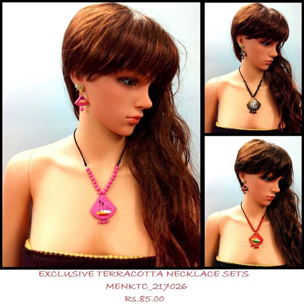 Terracotta Necklace sets suits special occasions