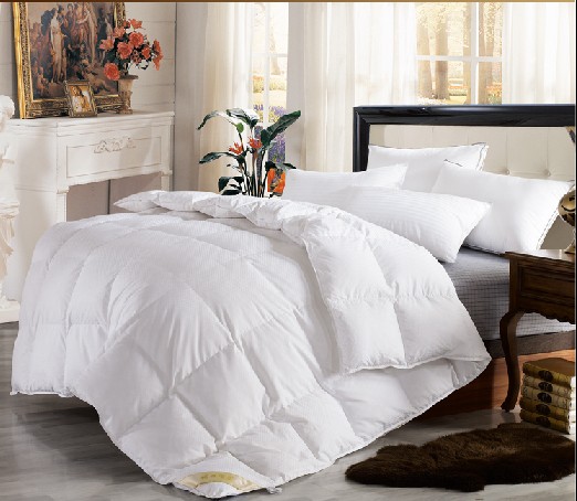 Buy Washed White Grey Goose Duck Feather Down Quilt Duvet