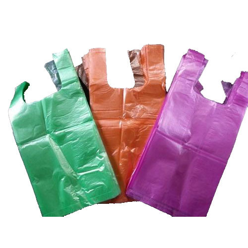 Plastic Hm Coloured Carry Bags, Pattern : Plain