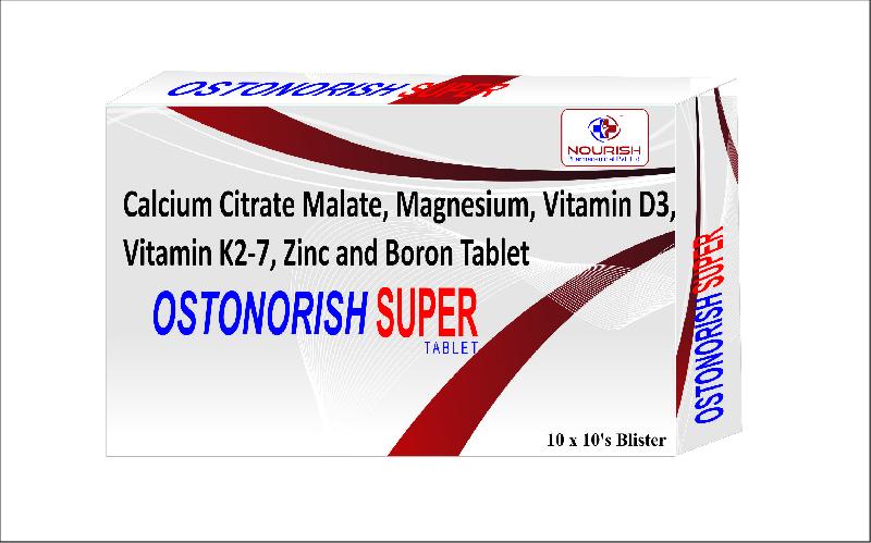 Calcium Citrate Malate Magnesium Vitamin D3 Vitamin K2 7 Ostonorish Plus