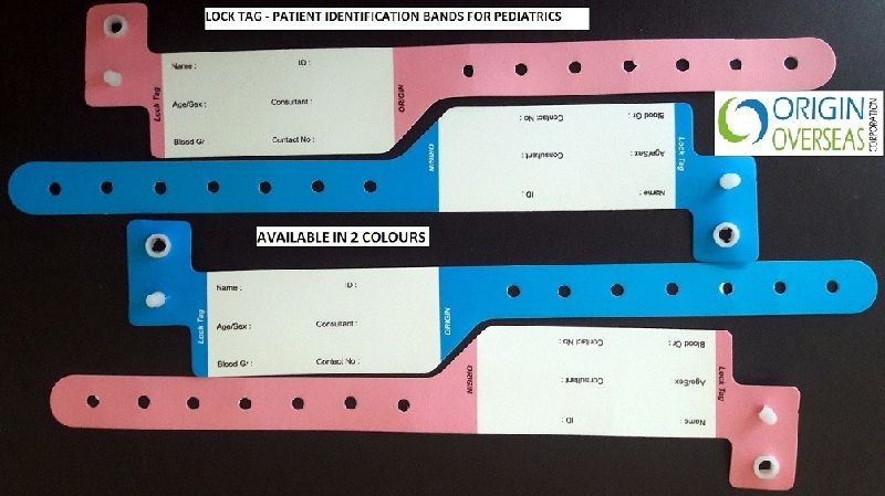 Lock Tag - Patient Identification Bands For Child