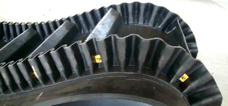 Sidewall Cleated Rubber Conveyor Belts