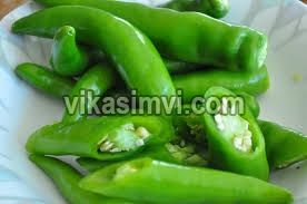 Fresh Green Chili Pepper