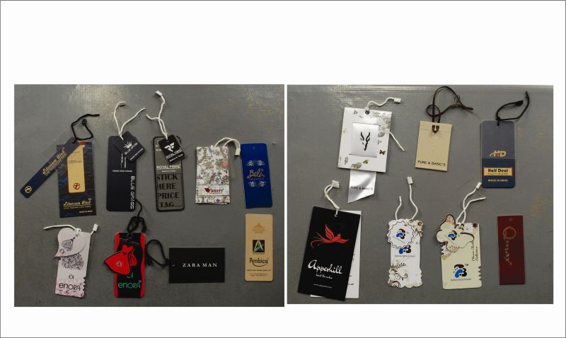 Paper Printed Apparel Tags