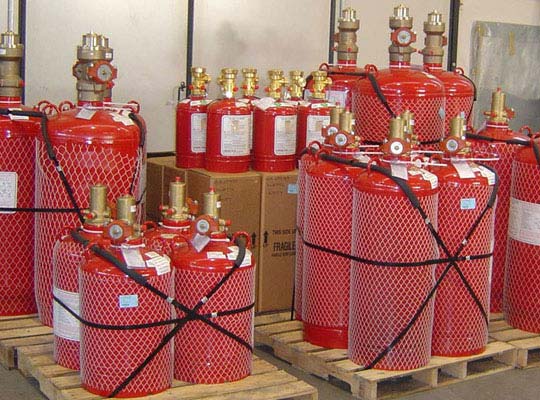 FM200 Gas Based Fire Suppression System AMC