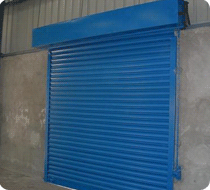 Powder coated rolling shutter