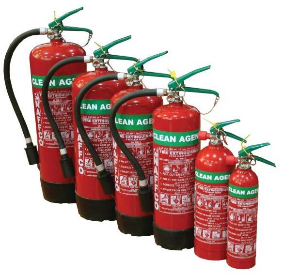 Clean Agent Type Fire Extinguisher