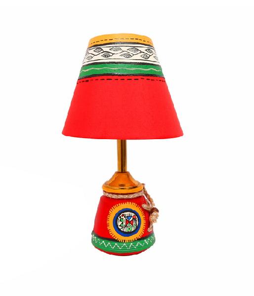 Classy Red Lamp 11 Inches Tall