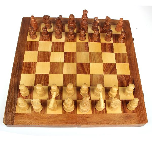Exclusive Antique Canon Crafted Mohre with Pure kiker or boxwood Wooden Chess Board Set