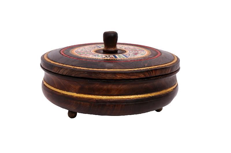 Ethnic Wooden Chapati Box