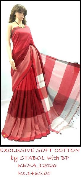 Cotton Stabol Saree exude simple and unique appearance