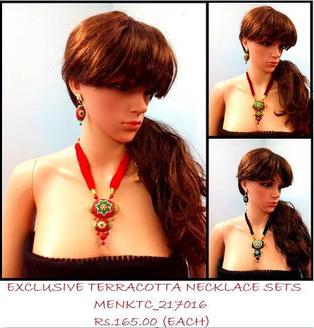 Terracotta Necklace handmade using river bed clay