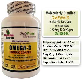 Omega 3 Enteric Coated Ultra Absorption Softgel