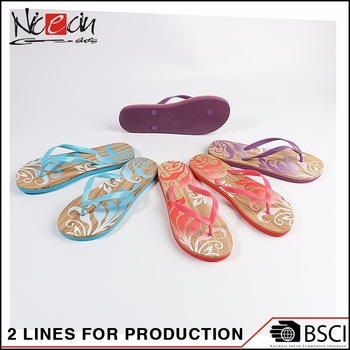 Wholesale Beach 100 Recycle Rubber Pvc Flip Flop By Fuzhou Yongping ...