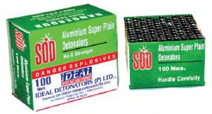 Aluminum Super Plain Detonators