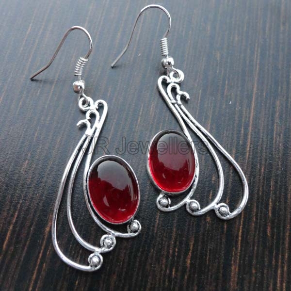 Red Hydro Earrings