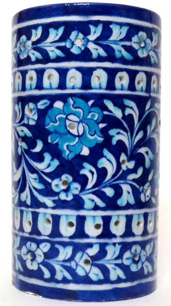 Blue Pottery Lamp