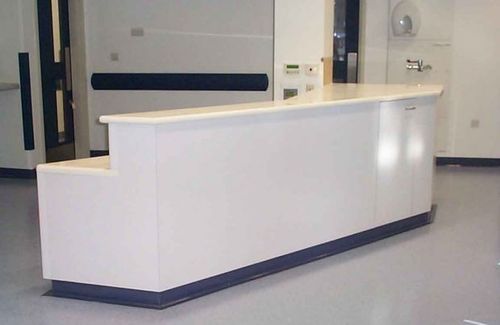 Stone Hospital Reception Counter, Color : White