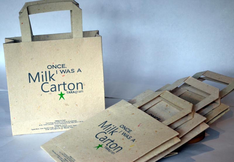 Recycled Paper Carry Bags
