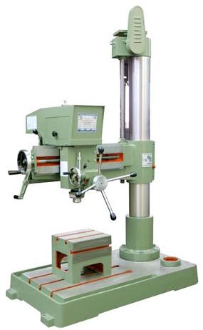Heavy Duty Radial Drill Machine With Fine Feed And Box Table