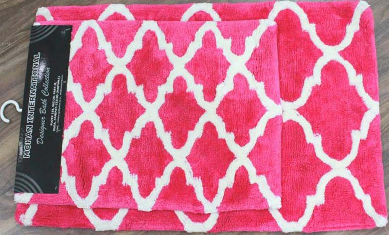 Buy Cotton Viscose Designer Bath Mats From Ps Trading Inc India