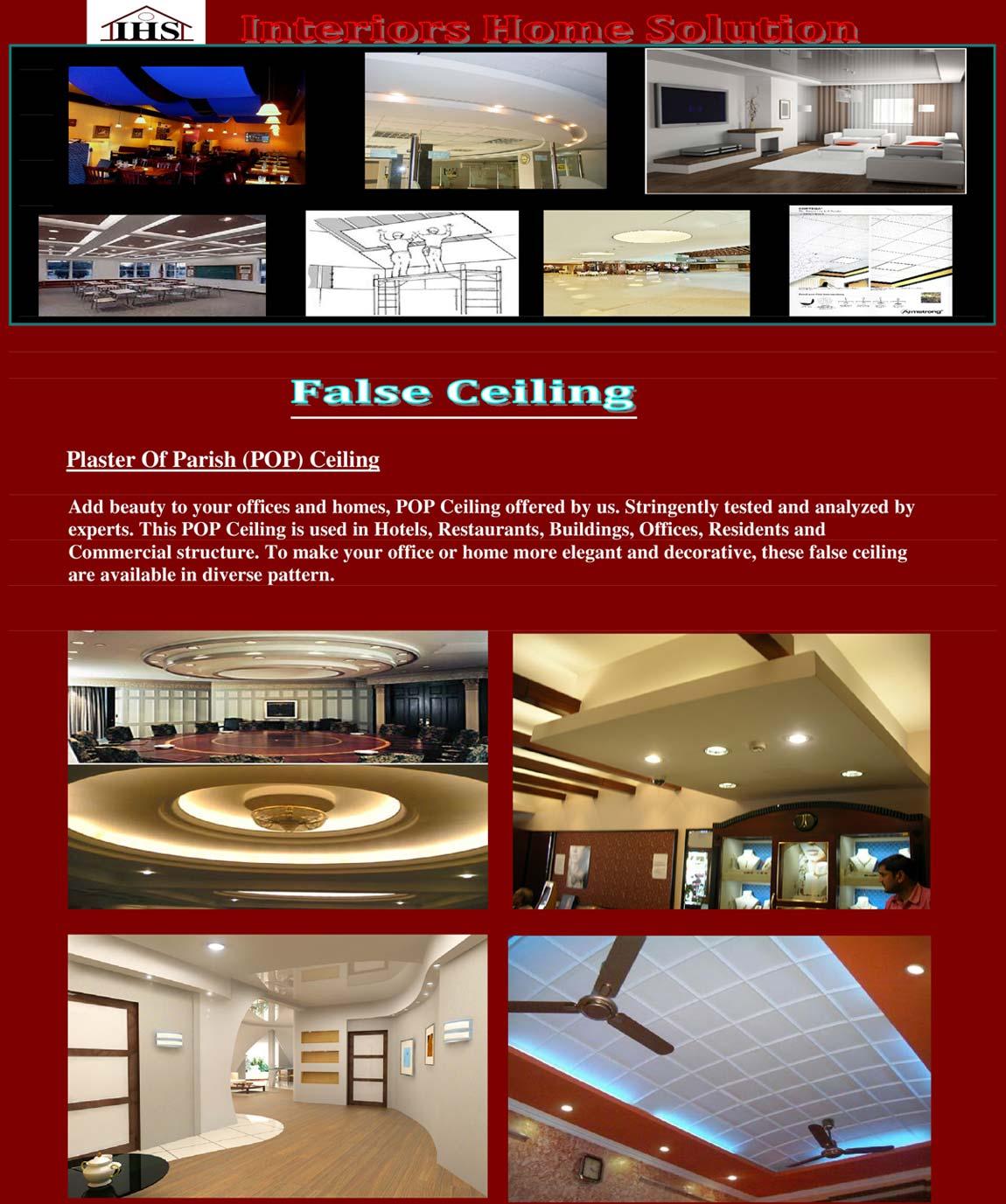 False Ceiling Design Manufacturer In Telangana India By Interiors