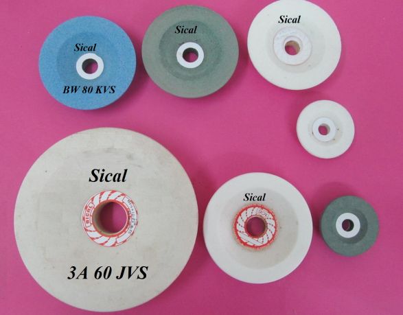 Round Single Tapered Broach Grinding Wheels, for Industrial, Feature : Durable, Light Weight