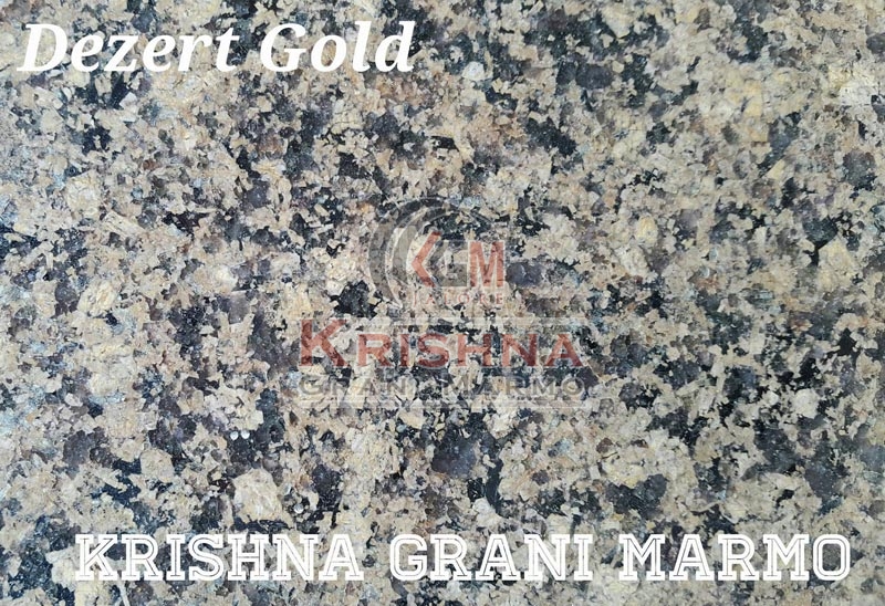 Dezert Gold 01 Granite Stone, for Countertops, Kitchen Top, Staircase, Walls Flooring, Feature : Crack Resistance
