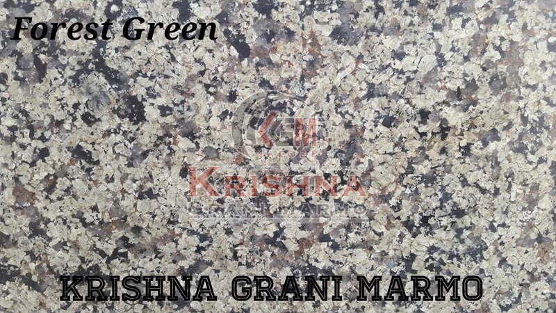 Polished Forest Green Granite Stone, for Building, Home, Hotel, Size : 120 X 240cm, 150 X 240cm