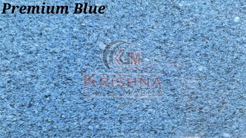 Bush Hammered Premium Blue Granite Stone, Size : Multisizes