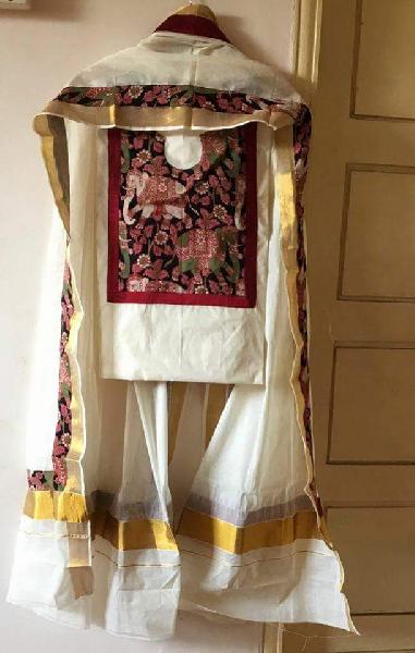 Kalamkari Kerala Cotton Suits